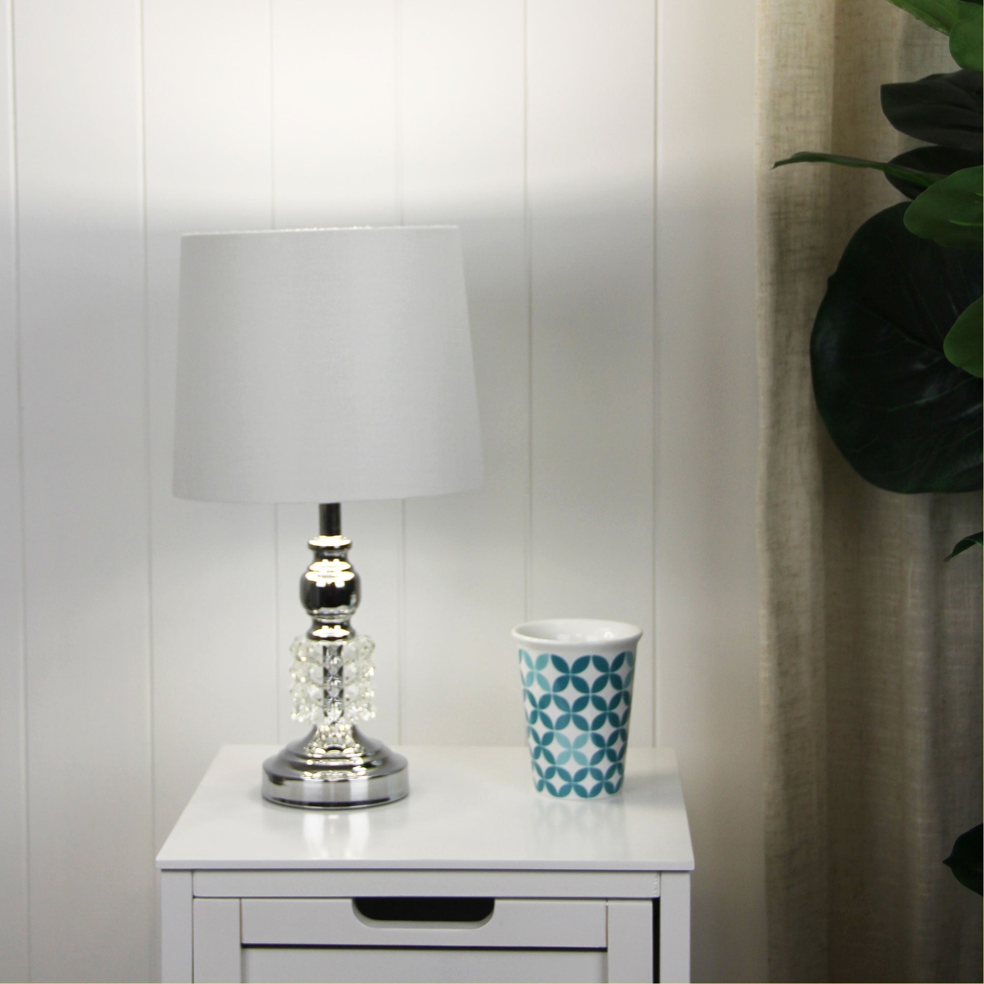 Maya.1 Crystal and Chrome Table Lamp